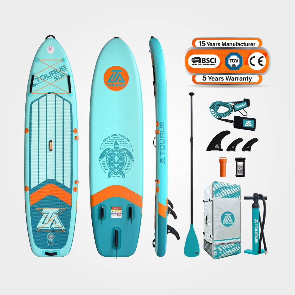 Inflatable Paddle Board 10.6Ft - ขายส่งบอร์ดพายลมแบบยืนขึ้น Tourus ขนาด 10.6 ฟุต สำหรับกีฬาทางน้ำ