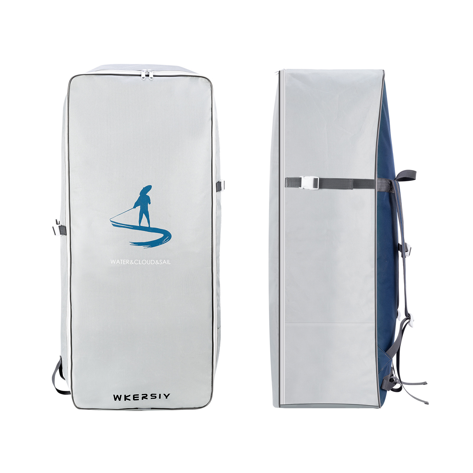 Paddle Board Backpack - กระเป๋าเป้สะพายหลัง105L แบบพกพากันน้ำความจุสูงผ้าอ๊อกซ์ฟอร์ดกระเป๋ากระดานโต้คลื่น