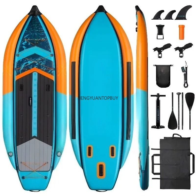 Kayak Inflatable 2 Person - เรือคายัคพองลมแบบถอดประกอบได้ ดีไซน์ใหม่ สำหรับตกปลา 2 ที่นั่ง 2