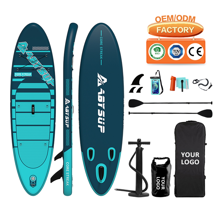 Sup Paddle Carbon Fiber - กระดานยืนพายแบบเป่าลม OEM ขนาด 10'x31