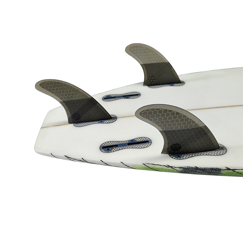Sup Fin Set Thruster - ครีบกระดานโต้คลื่น UPSURF Double Tabs 2 M