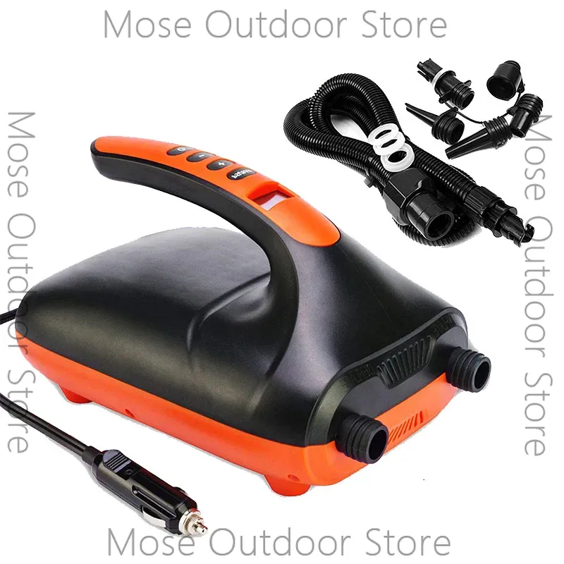 Paddle Board Electric Pump 20Psi - ปั๊มลม 20 PSI 12V DC ใช้ไฟรถยนต์