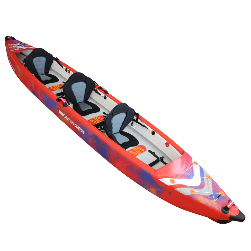 Inflatable Kayak 3 Person - Skatinger เรือคายัคเป่าลมแบบ Drop Stitch สำหรับ 3