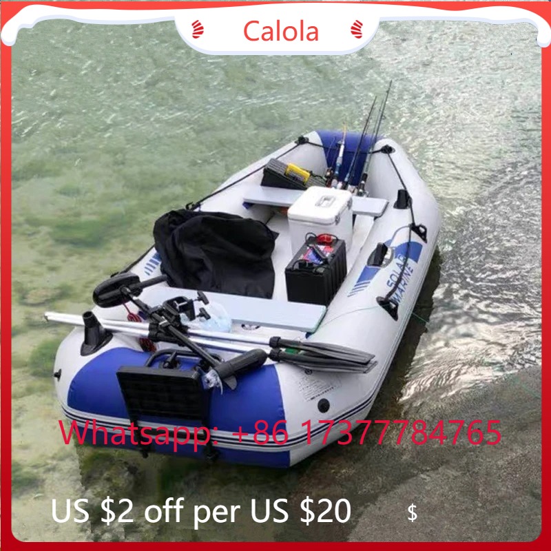 Inflatable Kayak 3 Person - เรือยางพีวีซีแบบเป่าลม, Solar Marine, เรือคายัคพายเรือ 3 ที่นั่ง,
