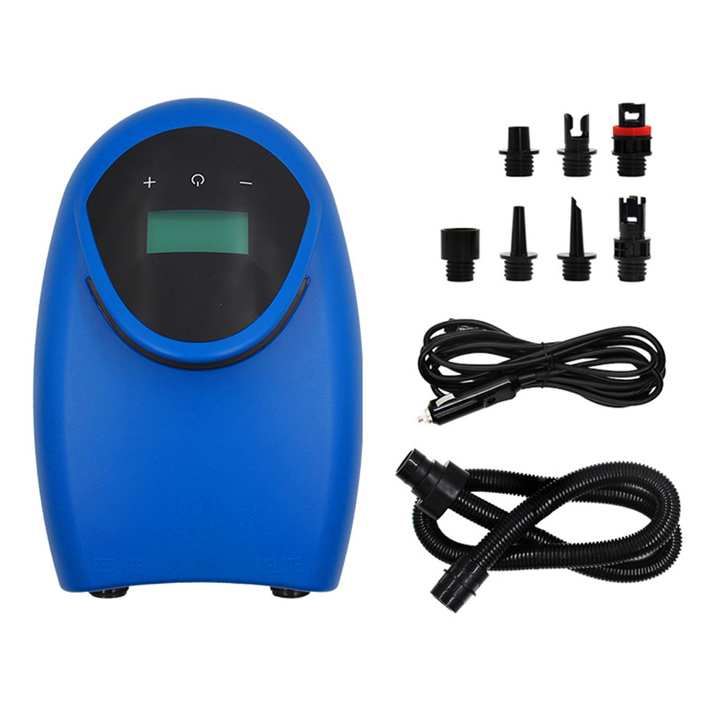 Paddle Board Electric Pump 20Psi - 1 ชุดปั๊มไฟฟ้าสำหรับกระดานพาย 20PSI คอมเพรสเซอร์แบบปิดอัตโนมัติสำหรับอุปกรณ์เสริมเรือเป่าลมและเรือคายัค