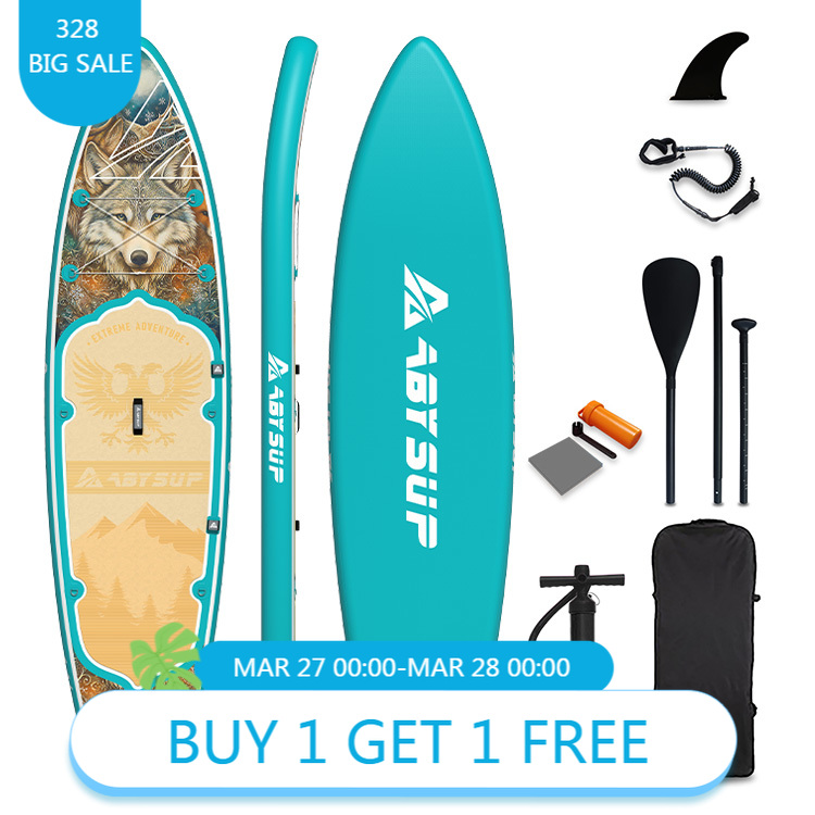 Sup Board 11Ft Inflatable - บอร์ด SUP แบบเป่าลม OEM ที่ได้รับการรับรองมาตรฐาน CE