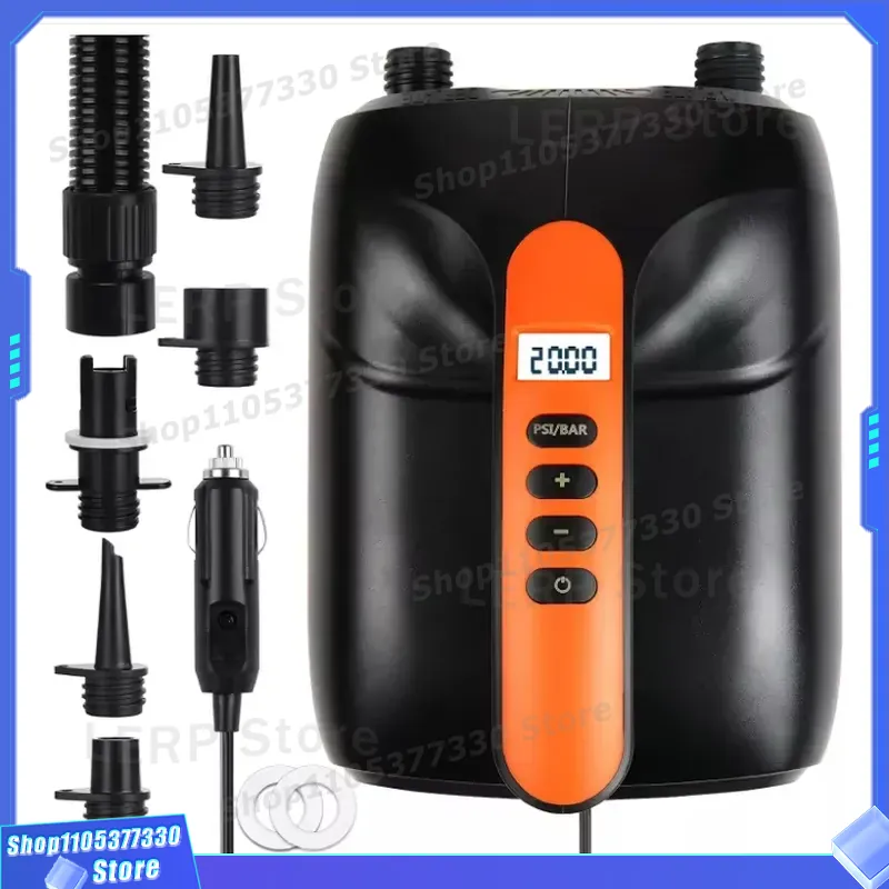 Paddle Board Electric Pump 20Psi - ปั๊มลมไฟฟ้า 20PSI สำหรับ SUP เรือเป่าลม เต็นท์