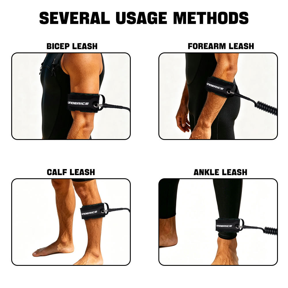สายรัดข้อเท้าแบบสปริงสำหรับกระ - Paddle Board Leash Coiled บทวิจารณ์และราคา