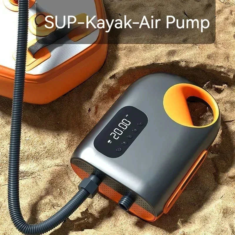 ปั๊มลมพกพา 20 PSI ปั๊มลมไฟฟ้า  - Paddle Board Electric Pump 20Psi บทวิจารณ์และราคา