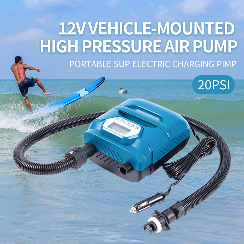 ปั๊มลมไฟฟ้าแบบพกพา 12v 20PSI ส - Paddle Board Electric Pump 20Psi บทวิจารณ์และราคา