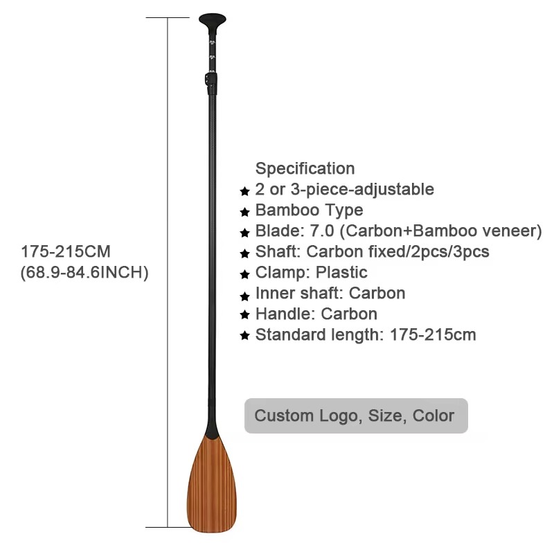 ไม้พายคาร์บอนไฟเบอร์และไม้ไผ่  - Sup Paddle Carbon Fiber บทวิจารณ์และราคา