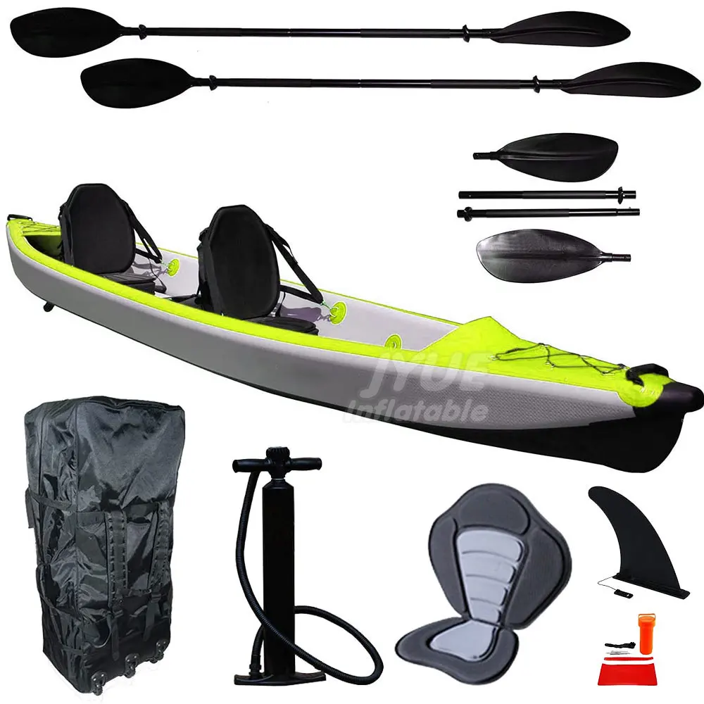 ใหม่แฟชั่นที่นั่งเดี่ยวเรือคาย - Kayak Inflatable 2 Person บทวิจารณ์และราคา
