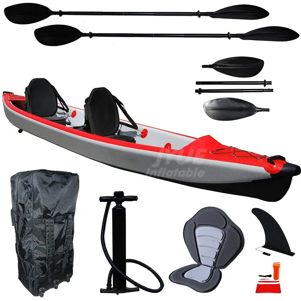 ใหม่แฟชั่นที่นั่งเดี่ยวเรือคาย - Kayak Inflatable 2 Person บทวิจารณ์และราคา