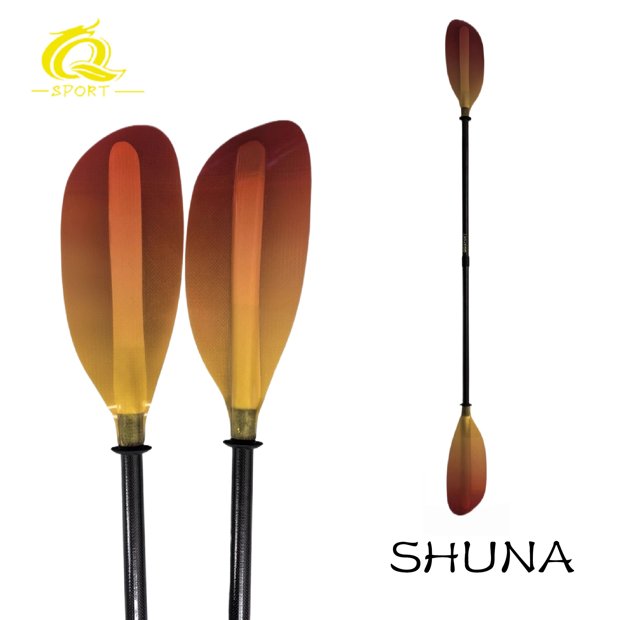 QQSPORT พายเรือคายัค 2 ชิ้น แก - Kayak Paddle Carbon 2 Piece บทวิจารณ์และราคา