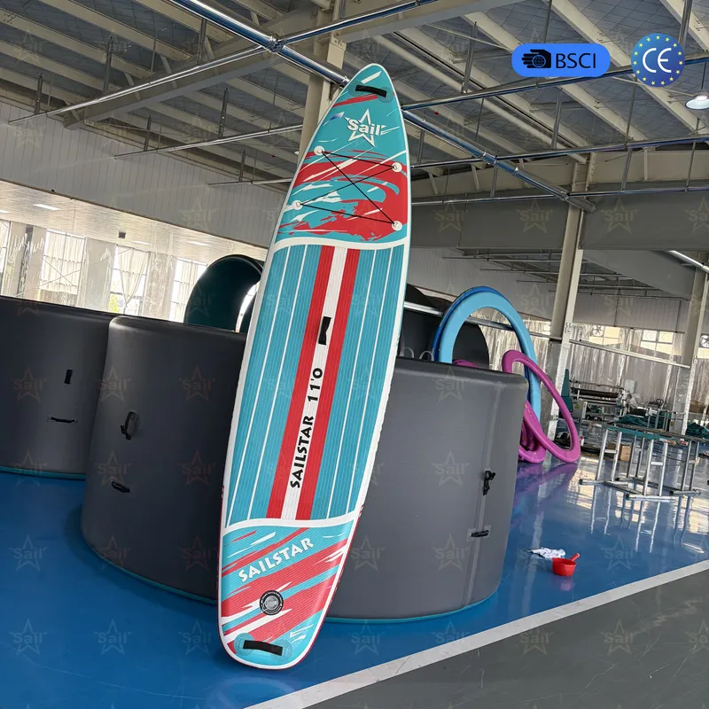 กระดานยืนพายแบบเป่าลมพรีเมียมข - Sup Board 11Ft Inflatable บทวิจารณ์และราคา