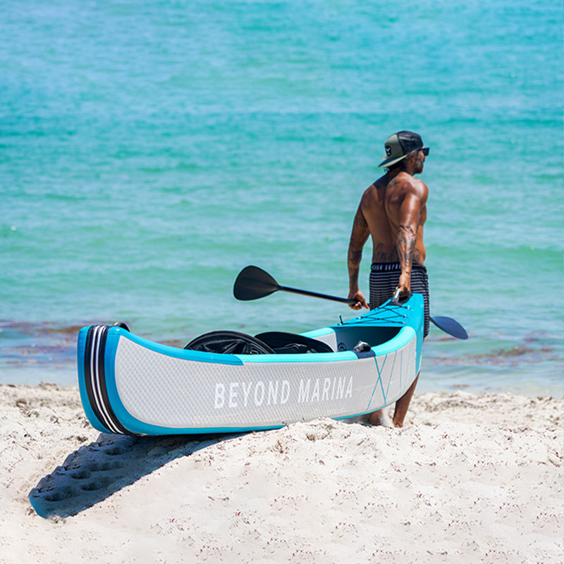เรือคายัคพองลมแบบพกพาสำหรับตกป - Inflatable Kayak 3 Person บทวิจารณ์และราคา