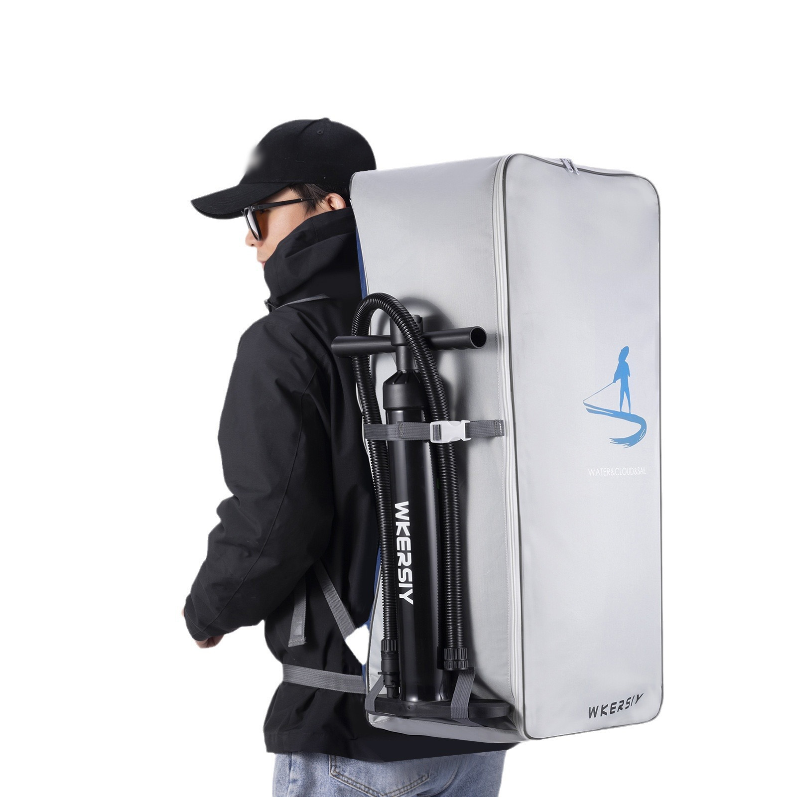 กระเป๋าเป้สะพายหลัง105L แบบพกพ - Paddle Board Backpack บทวิจารณ์และราคา