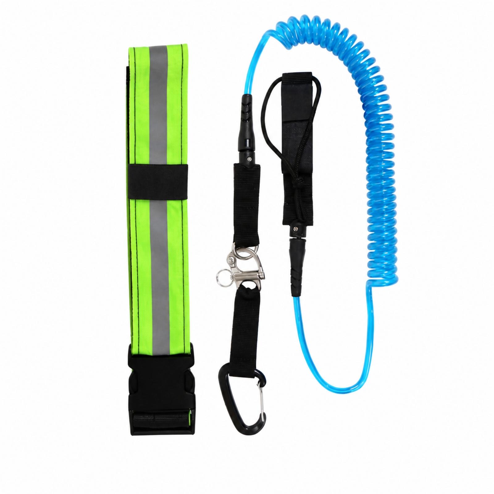 สายรัดเอวสำหรับพายเรือแบบมีเชื - Paddle Board Leash Coiled บทวิจารณ์และราคา