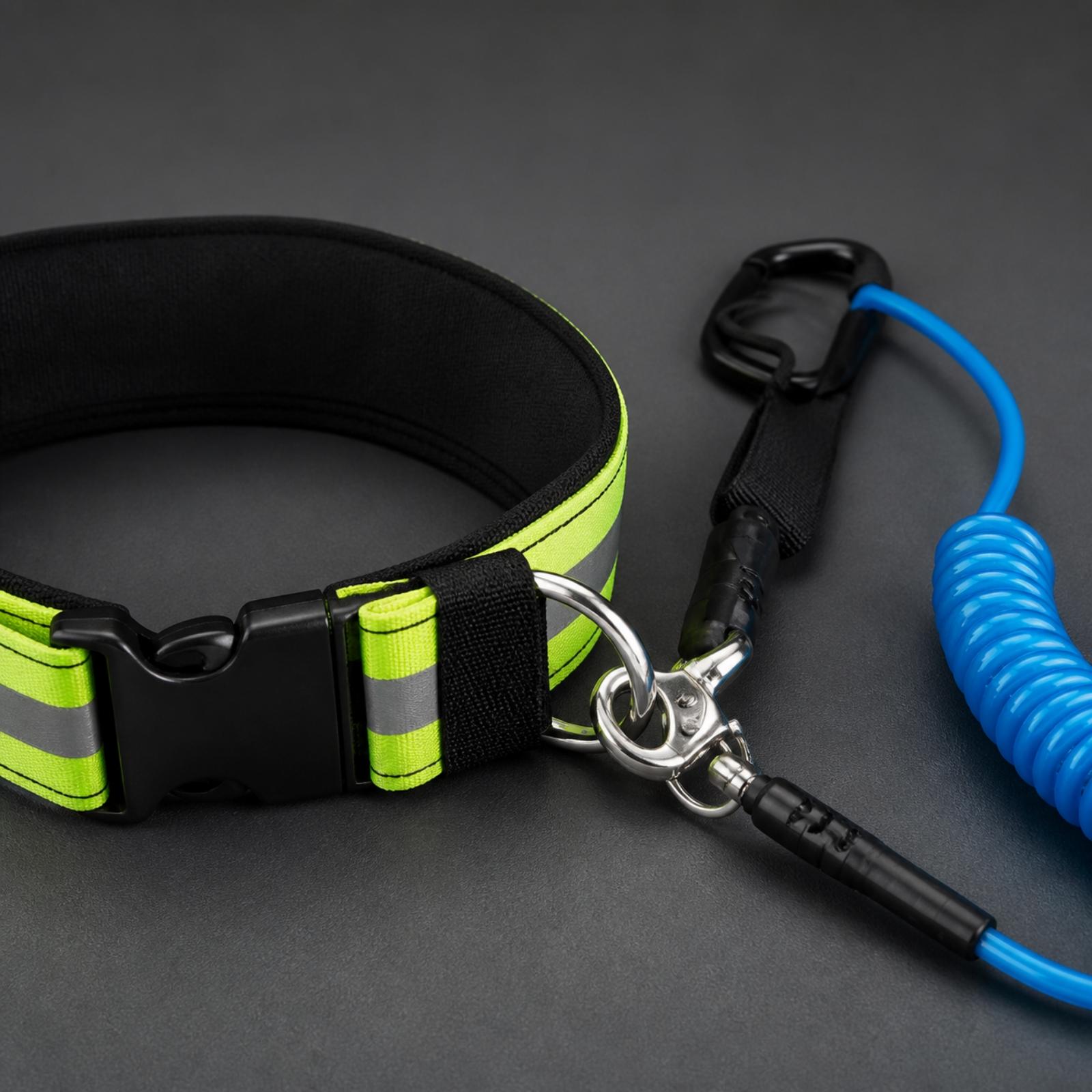 สายรัดเอวสำหรับพายเรือแบบมีเชื - Paddle Board Leash Coiled บทวิจารณ์และราคา