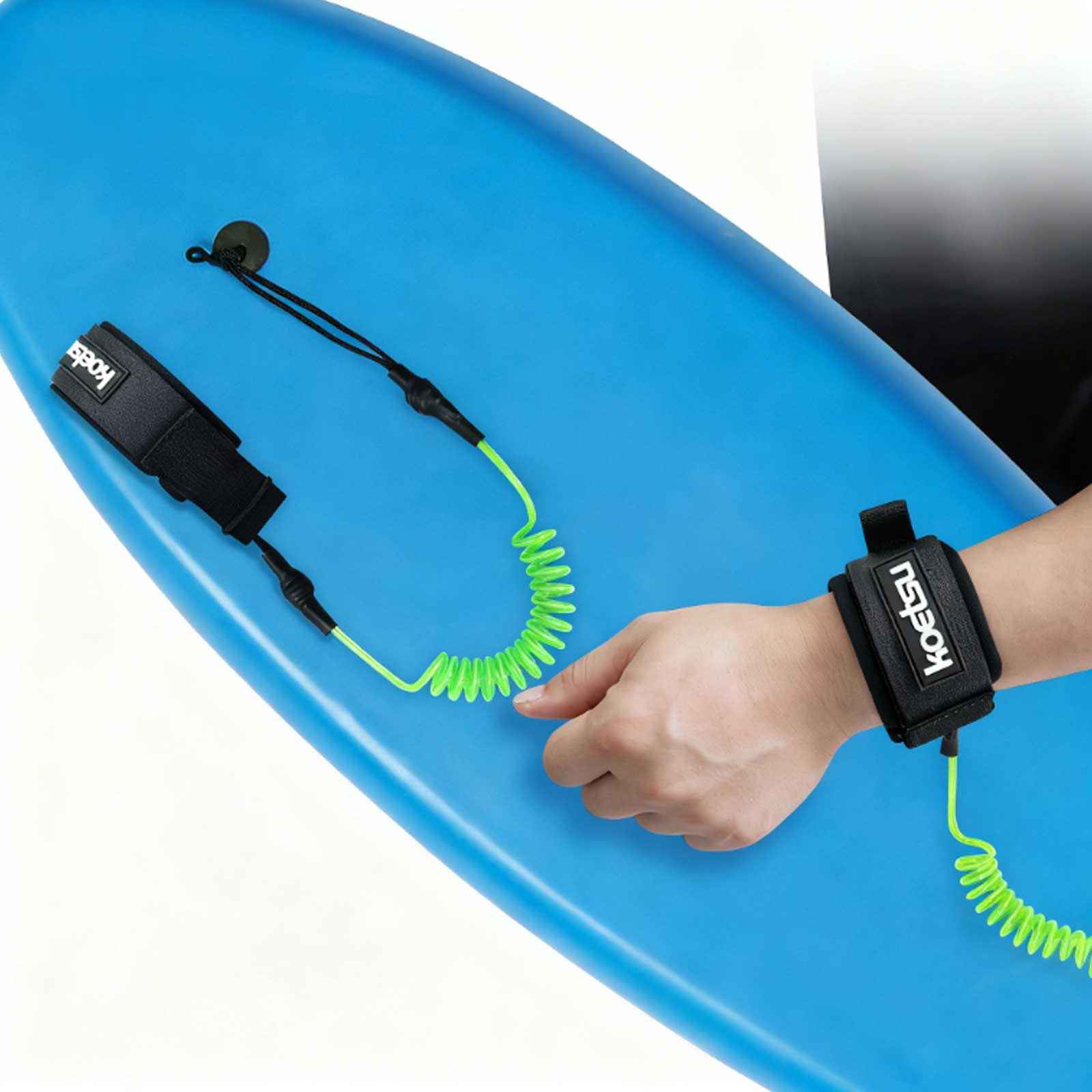 สายรัดบอดี้บอร์ดแบบขด วัสดุ TP - Paddle Board Leash Coiled บทวิจารณ์และราคา