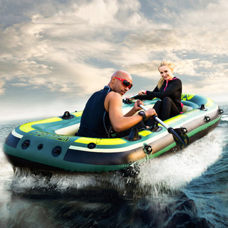 เรือยางพีวีซีหนาพิเศษสำหรับ 2/ - Inflatable Kayak 3 Person บทวิจารณ์และราคา