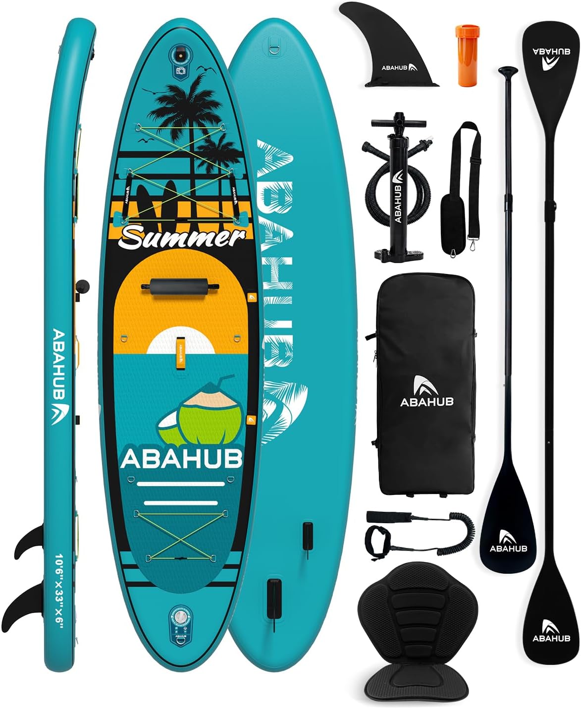 กระดานยืนพายแบบเป่าลมขนาดกว้าง - Inflatable Paddle Board 10.6Ft บทวิจารณ์และราคา