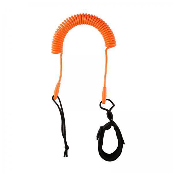 สายรัดข้อเท้าแบบยืดหยุ่น 10 ฟุ - Paddle Board Leash Coiled บทวิจารณ์และราคา
