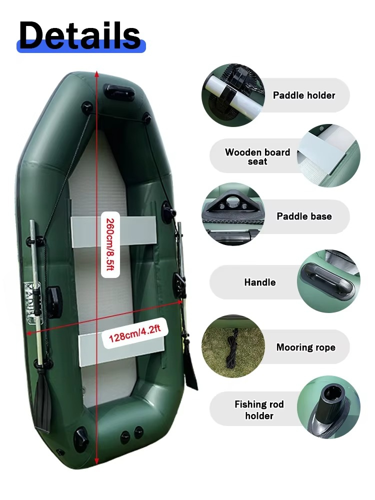 เรือคายัคพองลม 3 ที่นั่ง ขนาด  - Inflatable Kayak 3 Person บทวิจารณ์และราคา