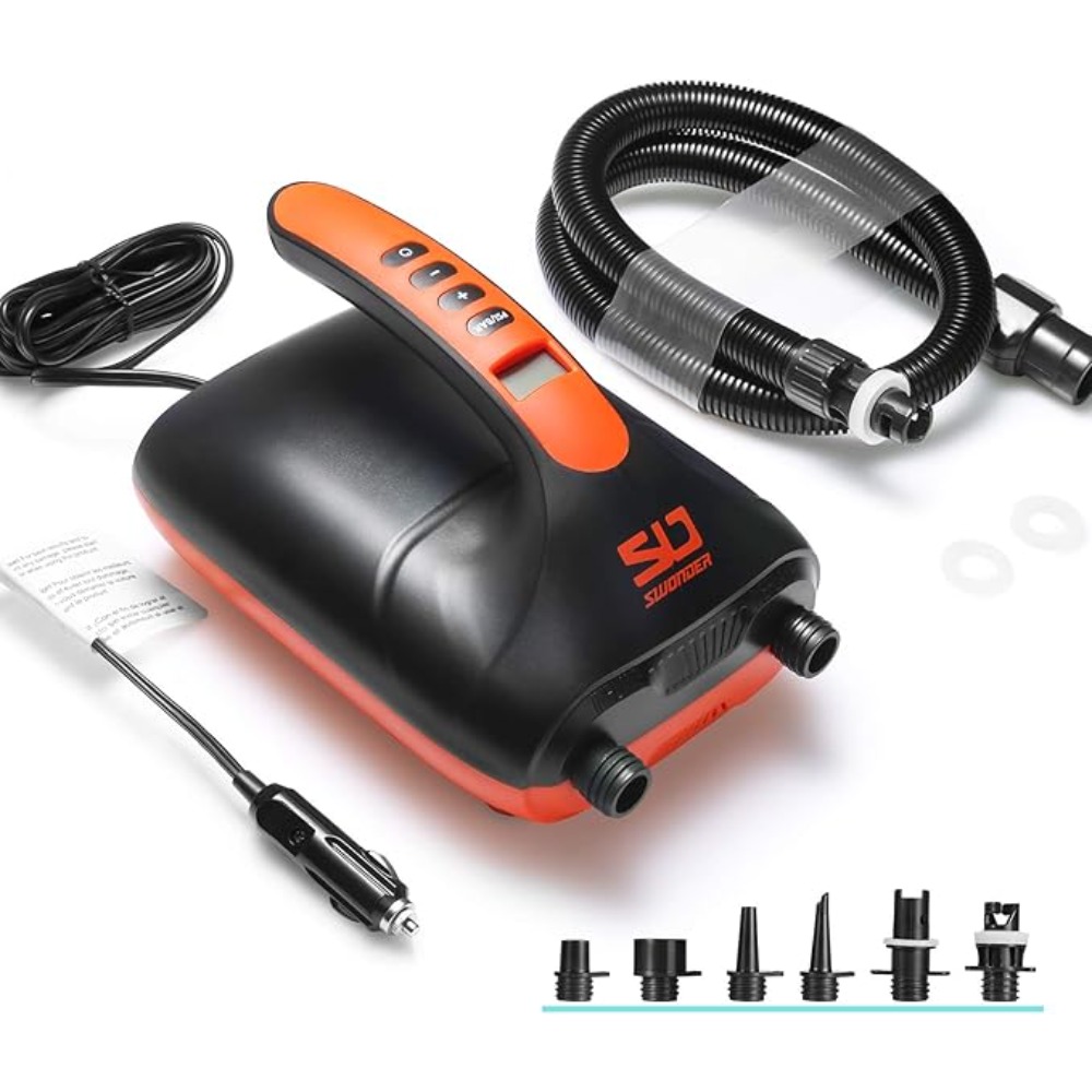 ปั๊มลมไฟฟ้าแบบพกพา 12V สำหรับ  - Paddle Board Electric Pump 20Psi บทวิจารณ์และราคา
