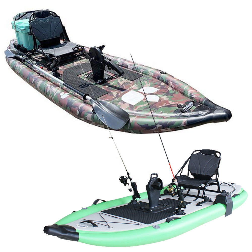 ขายส่ง เรือยางพีวีซีแบบหนา สำห - Inflatable Kayak 3 Person บทวิจารณ์และราคา