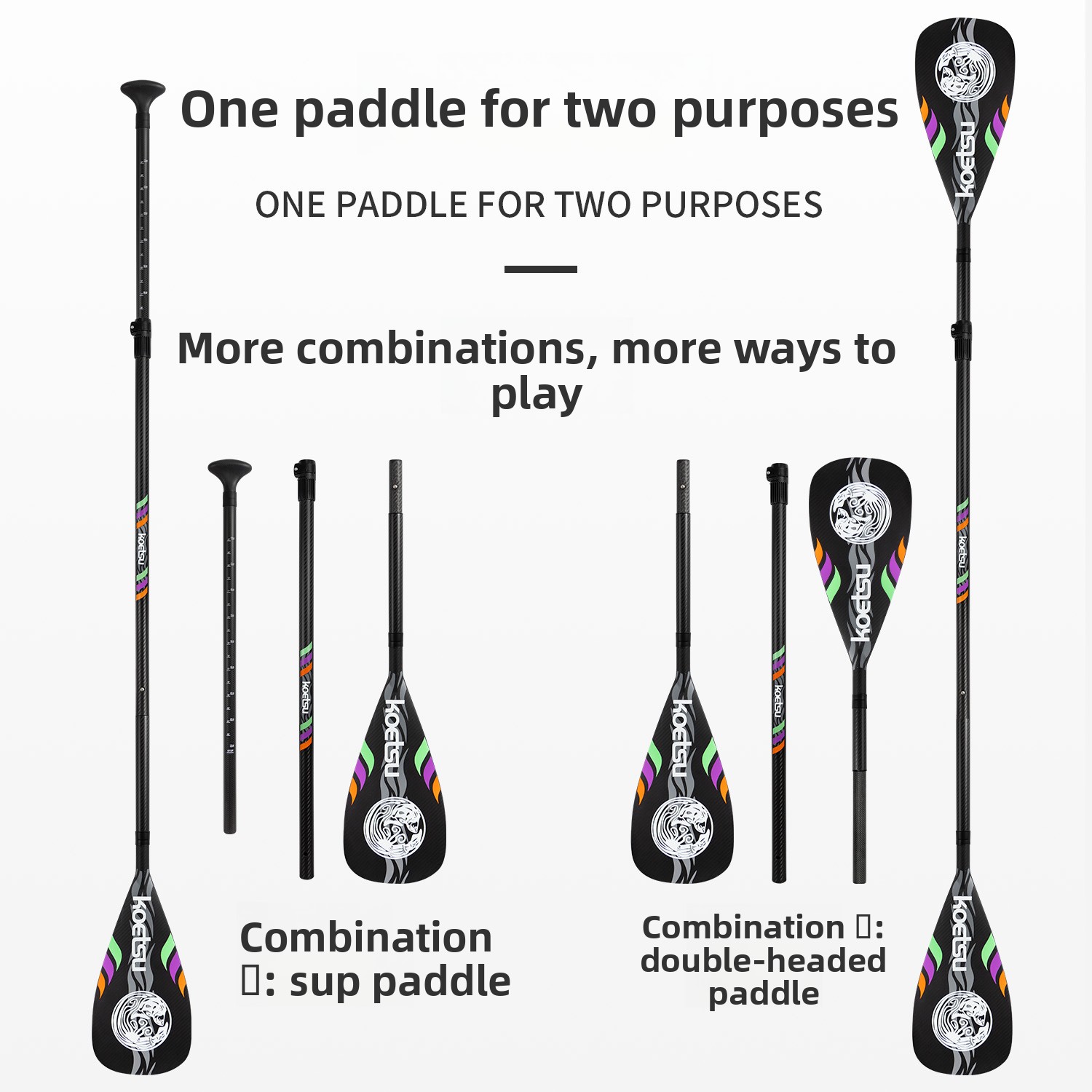 ไม้พาย SUP คาร์บอนไฟเบอร์เต็มร - Sup Paddle Carbon Fiber บทวิจารณ์และราคา