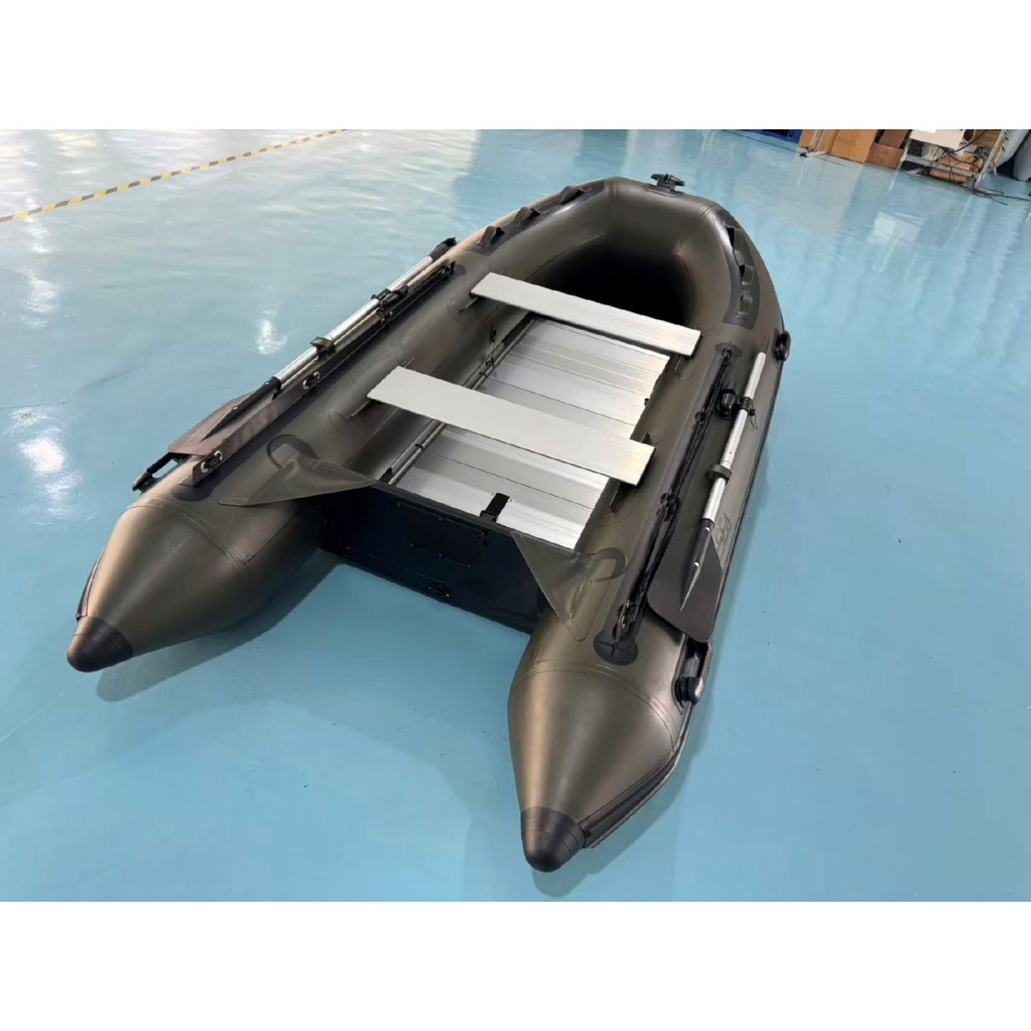 เรือยางเป่าลม PVC พื้นอลูมิเนี - Inflatable Boat 4 Person บทวิจารณ์และราคา