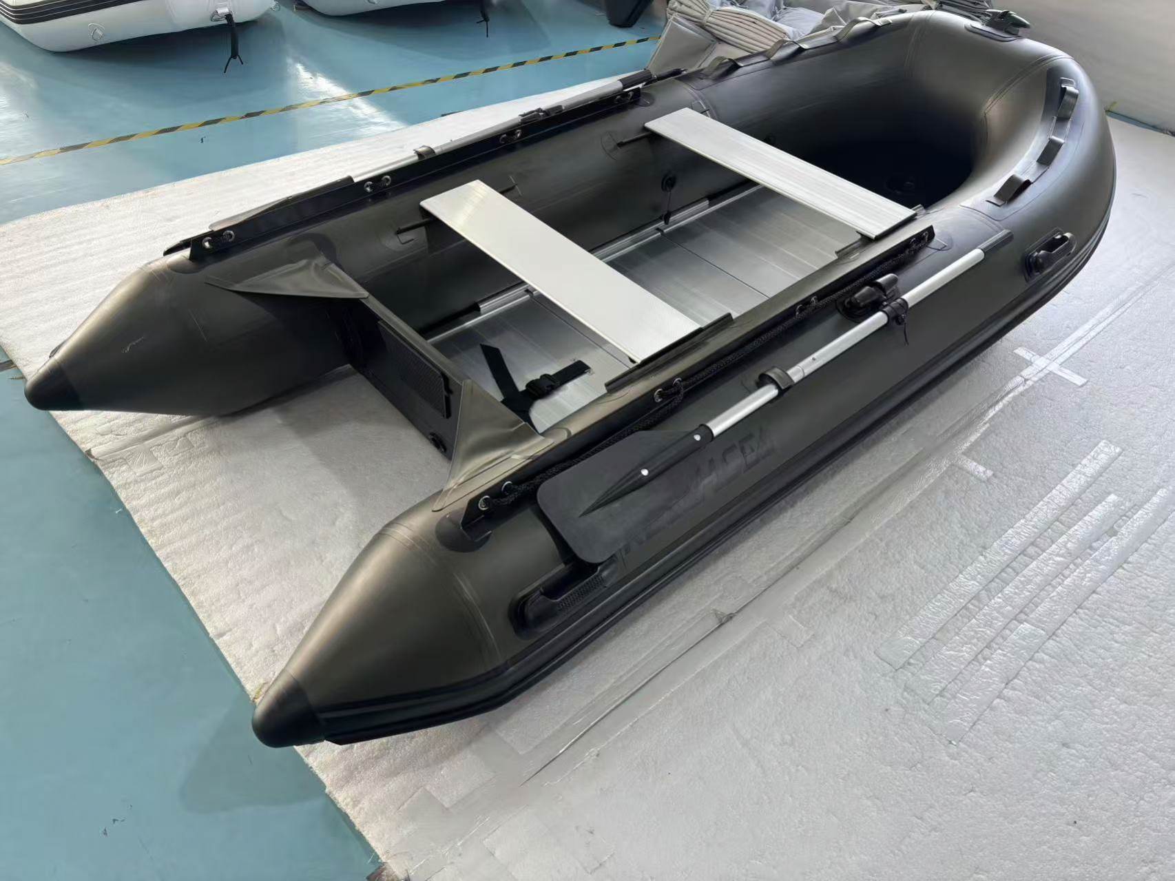 เรือยางเป่าลม PVC พื้นอลูมิเนี - Inflatable Boat 4 Person บทวิจารณ์และราคา