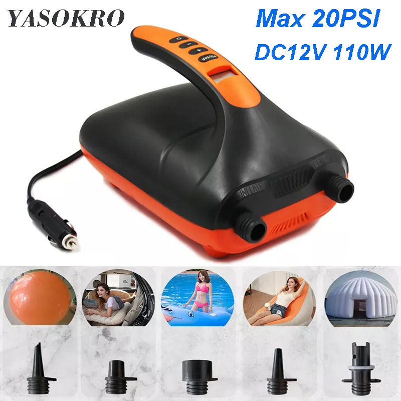 20 PSI Doul Stage Air Air ปั๊ม - Paddle Board Electric Pump 20Psi บทวิจารณ์และราคา