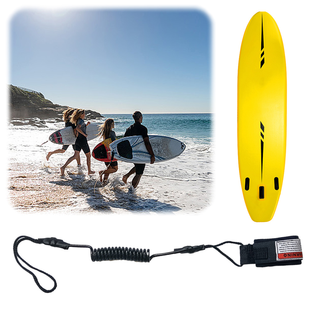 สายรัดข้อเท้าแบบขดสำหรับบอร์ด  - Paddle Board Leash Coiled บทวิจารณ์และราคา