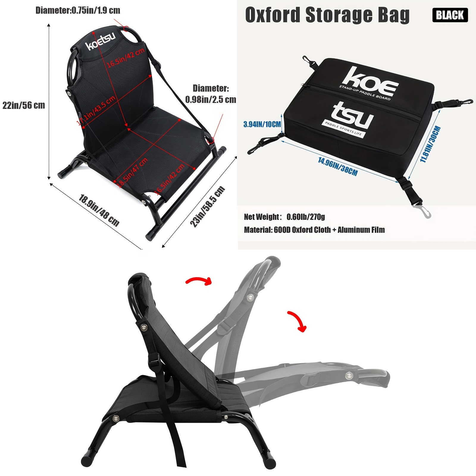 กระเป๋าเก็บอุปกรณ์แพดเดิลบอร์ด - Paddle Board Backpack บทวิจารณ์และราคา
