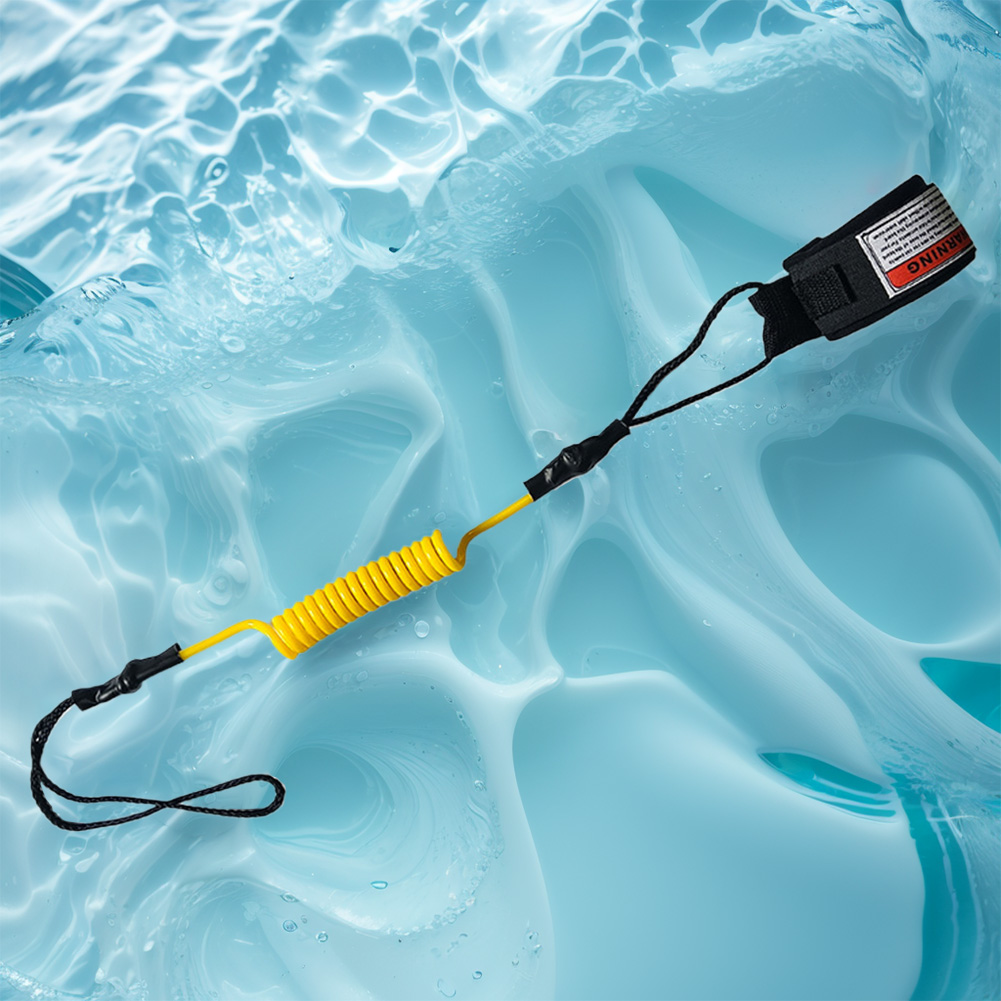 สายรัดข้อเท้าสำหรับบอร์ดโต้คลื - Paddle Board Leash Coiled บทวิจารณ์และราคา