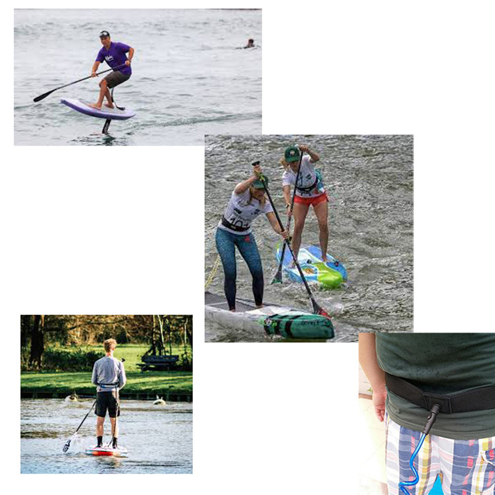 สายจูงแบบขดปรับได้สำหรับกระดาน - Paddle Board Leash Coiled บทวิจารณ์และราคา