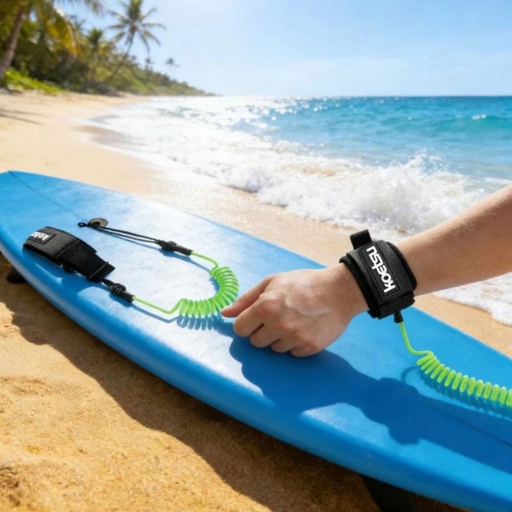 สายจูงบอร์ดบอดี้บอร์ดแบบยืดหยุ - Paddle Board Leash Coiled บทวิจารณ์และราคา