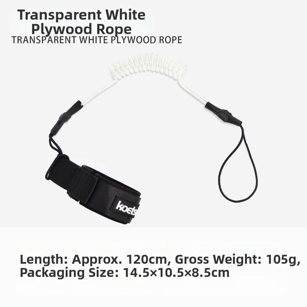 สายจูงบอร์ดบอดี้บอร์ดแบบยืดหยุ - Paddle Board Leash Coiled บทวิจารณ์และราคา