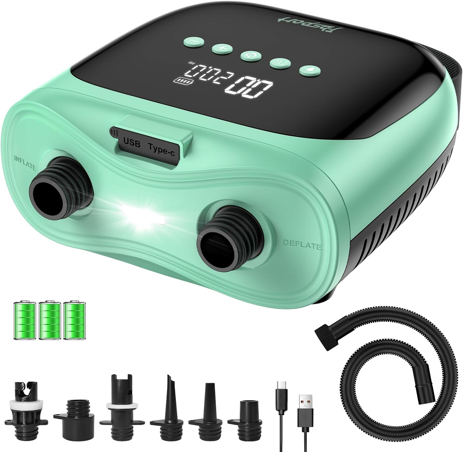 ปั๊มลมไฟฟ้าแบบชาร์จได้ 20PSI ส - Paddle Board Electric Pump 20Psi บทวิจารณ์และราคา