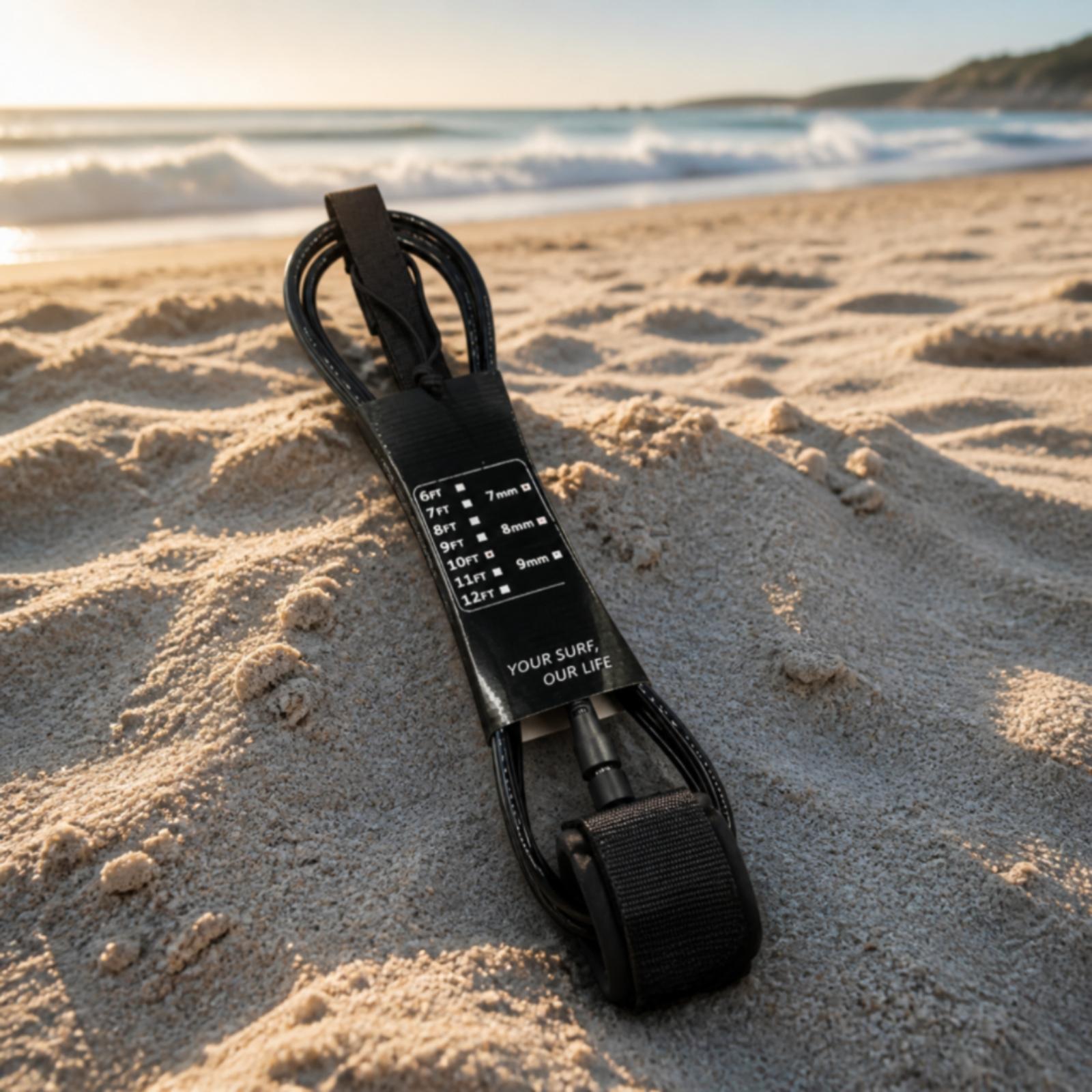 สายรัดนิรภัยสำหรับกระดานโต้คลื - Paddle Board Leash Coiled บทวิจารณ์และราคา