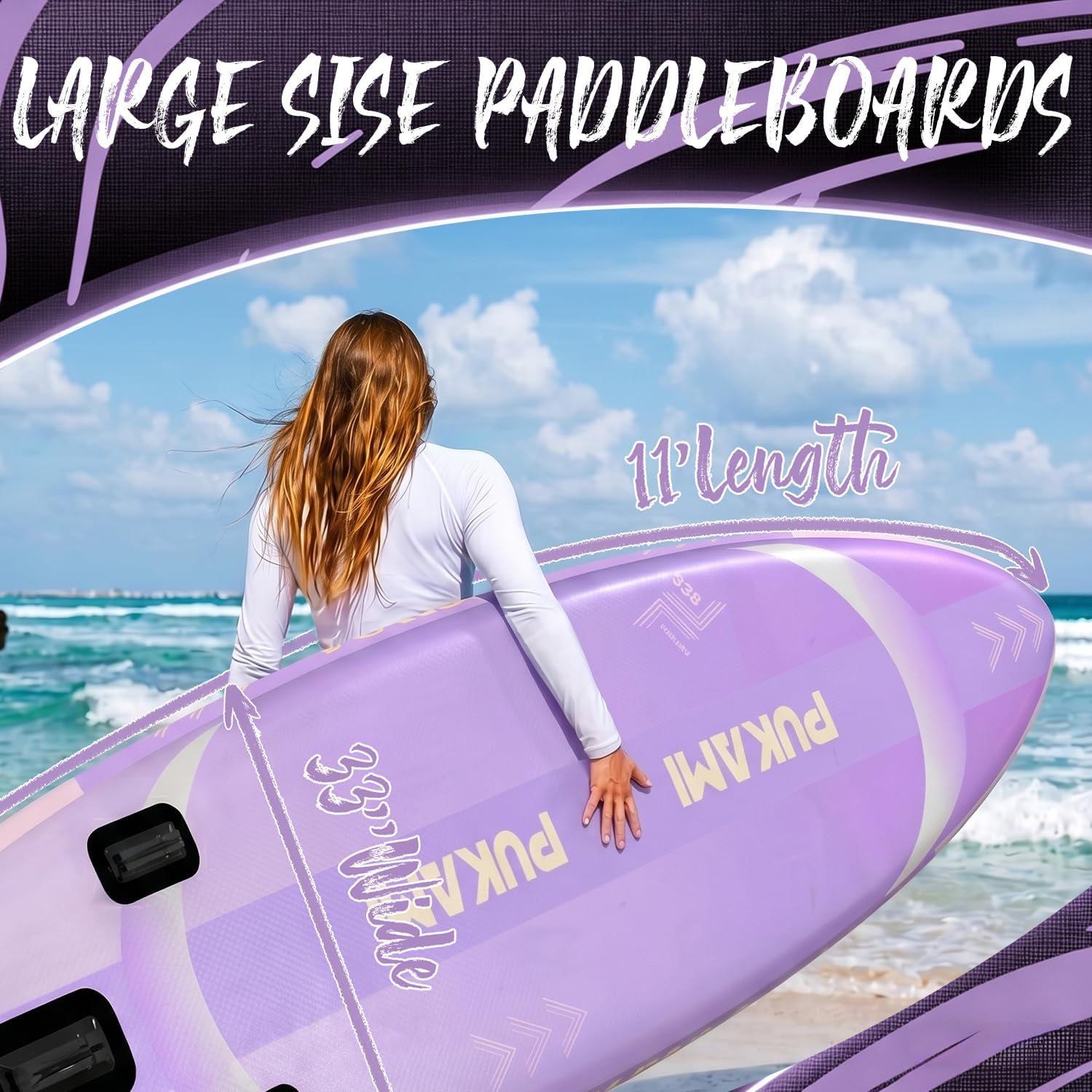 กระดานยืนพายแบบเป่าลมขนาดกว้าง - Paddle Board Backpack บทวิจารณ์และราคา