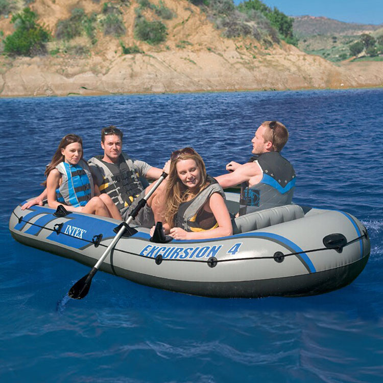 เรือพายเป่าลมสำหรับ 4 คน สำหรั - Inflatable Boat 4 Person บทวิจารณ์และราคา