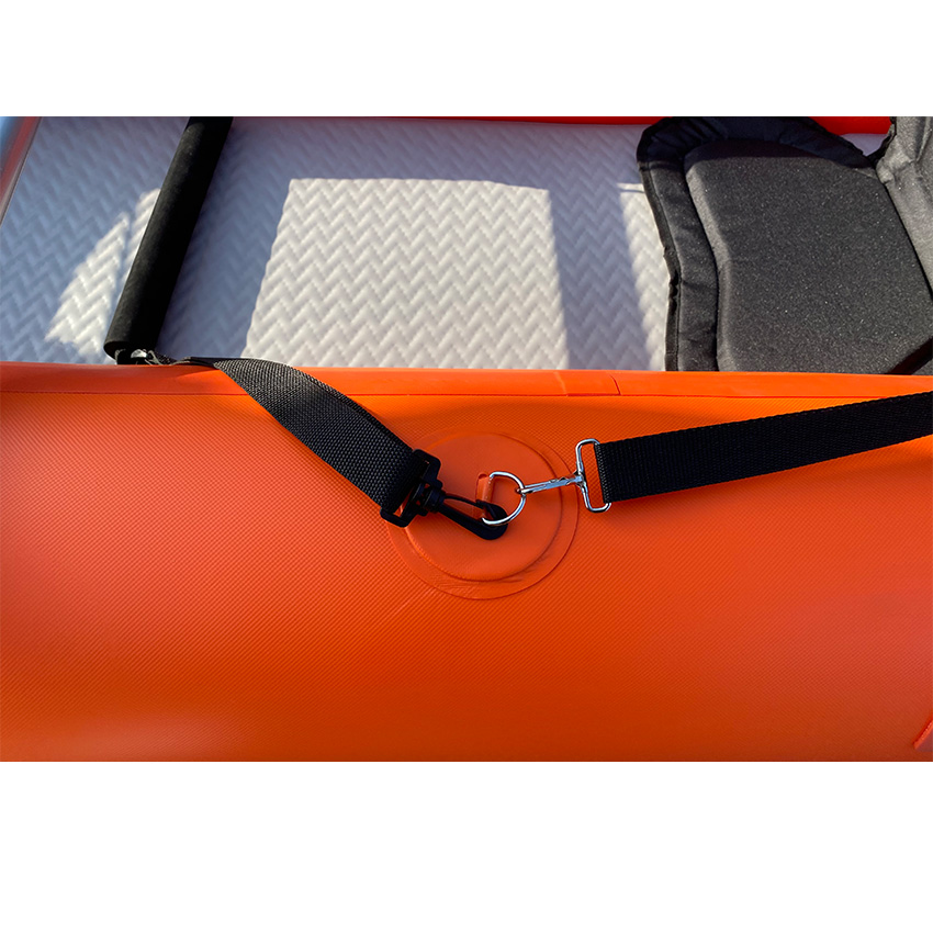 เรือคายัคพีวีซีพกพาแบบใช้เท้าถ - Kayak Inflatable 2 Person บทวิจารณ์และราคา