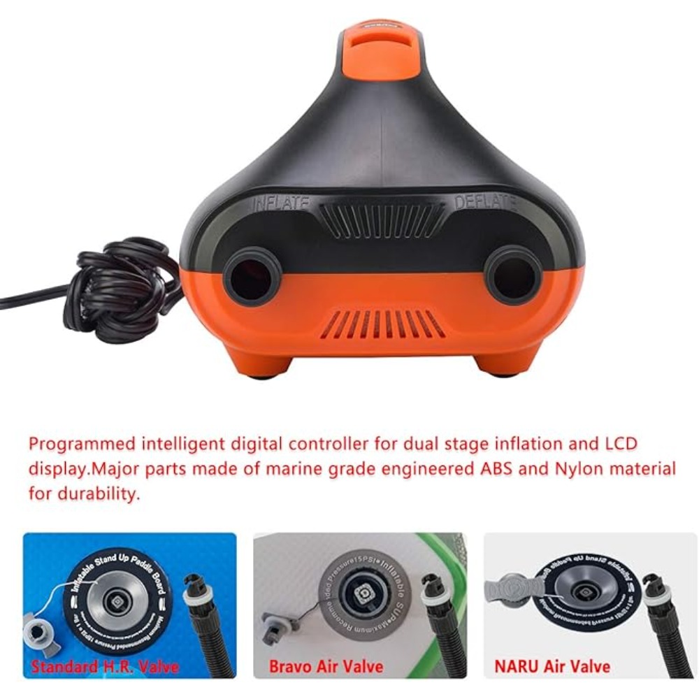 ปั๊มลมไฟฟ้าแรงดันสูง 20PSI สำห - Paddle Board Electric Pump 20Psi บทวิจารณ์และราคา