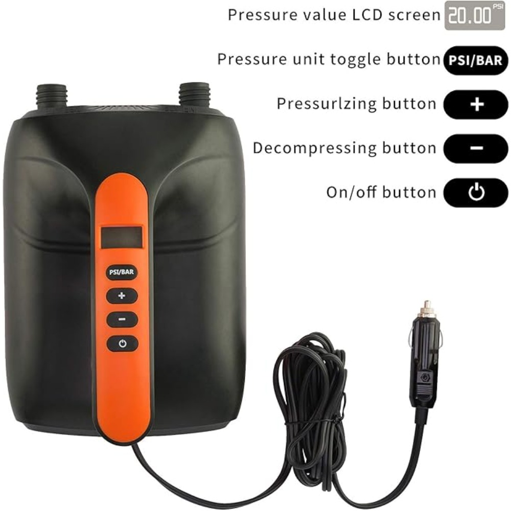 ปั๊มลมไฟฟ้าแรงดันสูง 20PSI สำห - Paddle Board Electric Pump 20Psi บทวิจารณ์และราคา