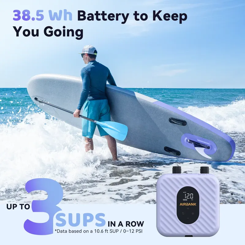 ปั๊มลมไฟฟ้าสำหรับแพดเดิลบอร์ดแ - Paddle Board Electric Pump 20Psi บทวิจารณ์และราคา