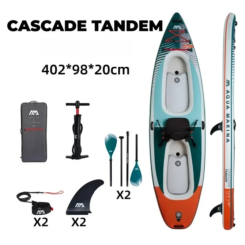 AQUA MARINA CASCADE TANDEM บอร - Kayak Inflatable 2 Person บทวิจารณ์และราคา